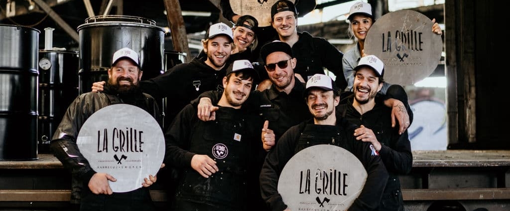 L'équipe du traiteur barbecue La grille BBQ